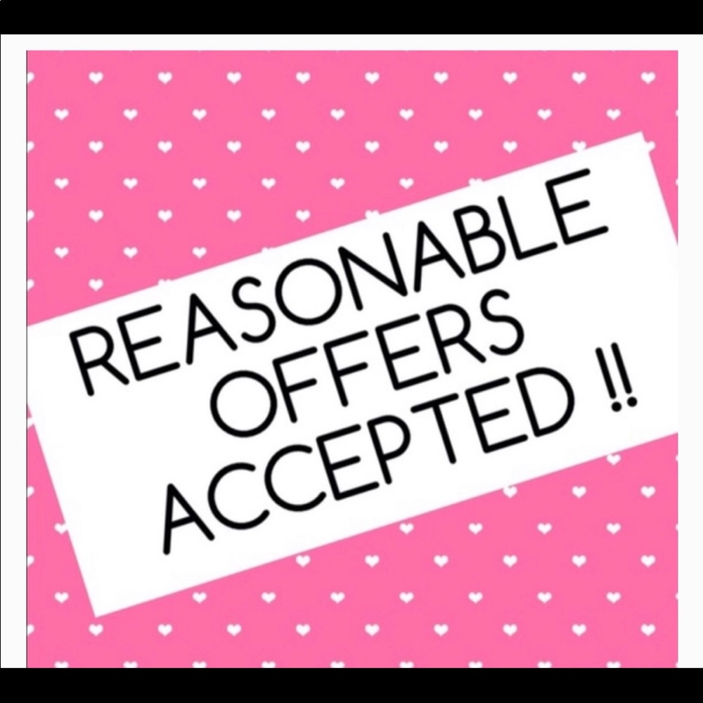 Reasonable offers accepted!